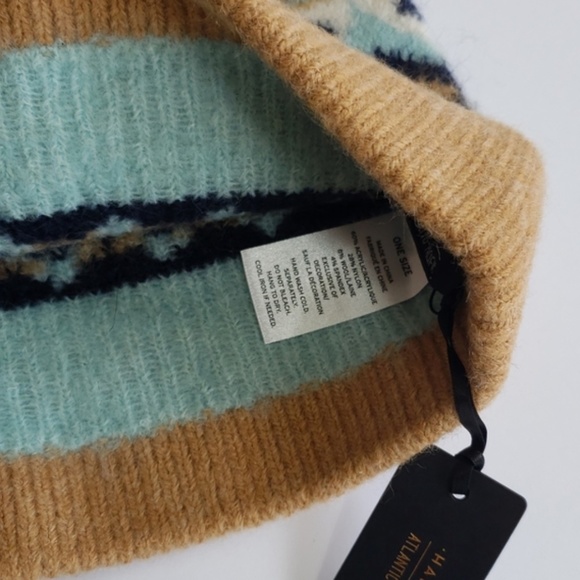 Atlantic-Pacific Fair Isle Faux Fur Pom Beanie - Picture 4 of 4